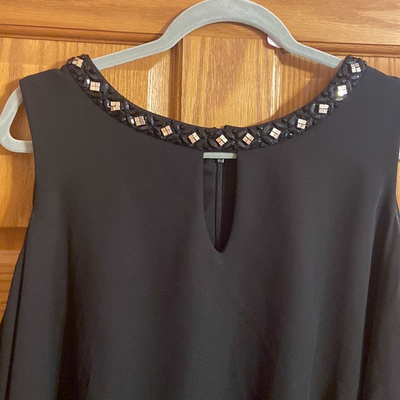 NWT Black Cold Shoulder Event Dress - Picture 2 of 6